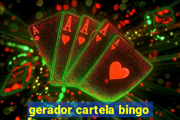 gerador cartela bingo